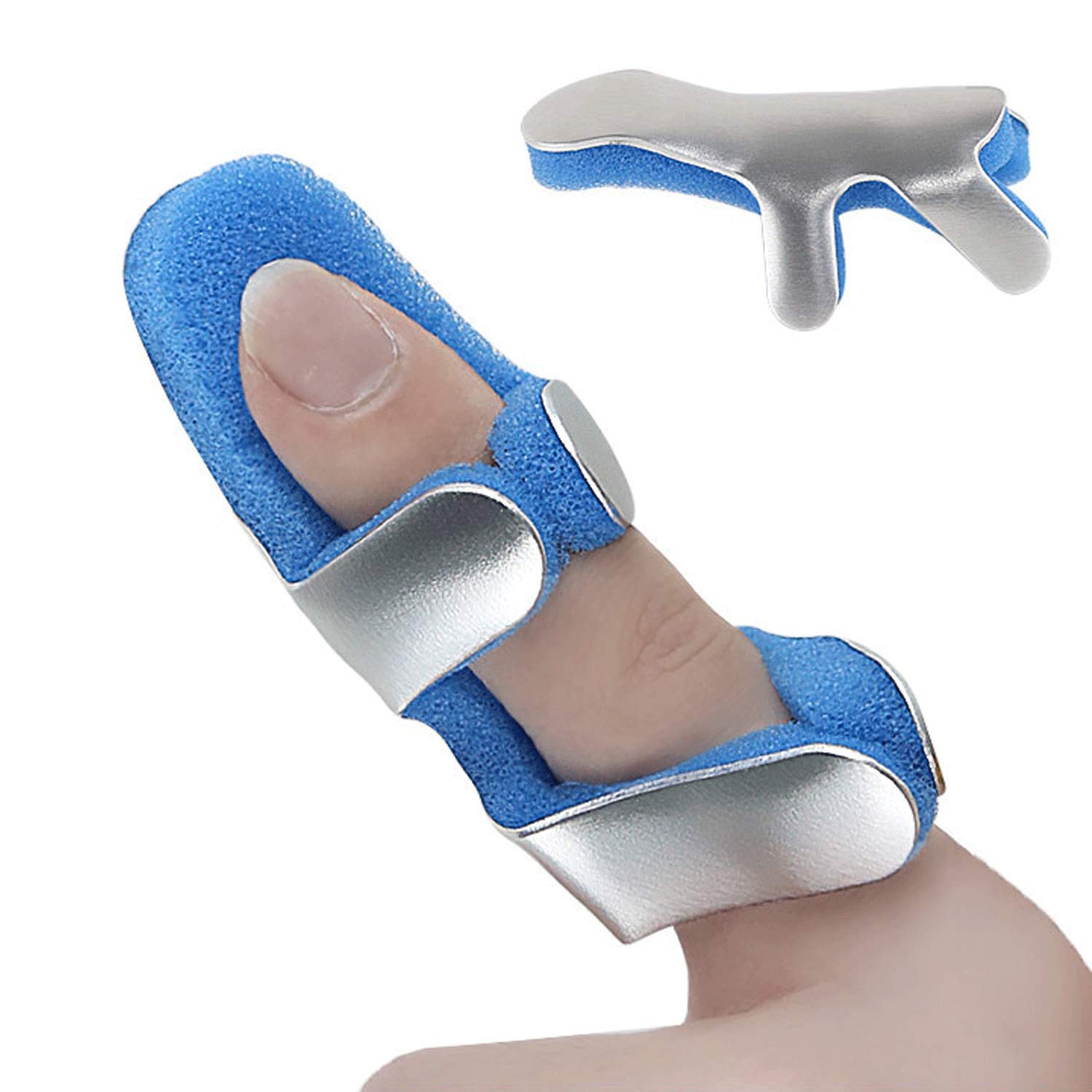 指用サポーター アルミ合金製 グリーン Amazon | Clcyricher 指サポーター【4枚セット】6色可選 指の